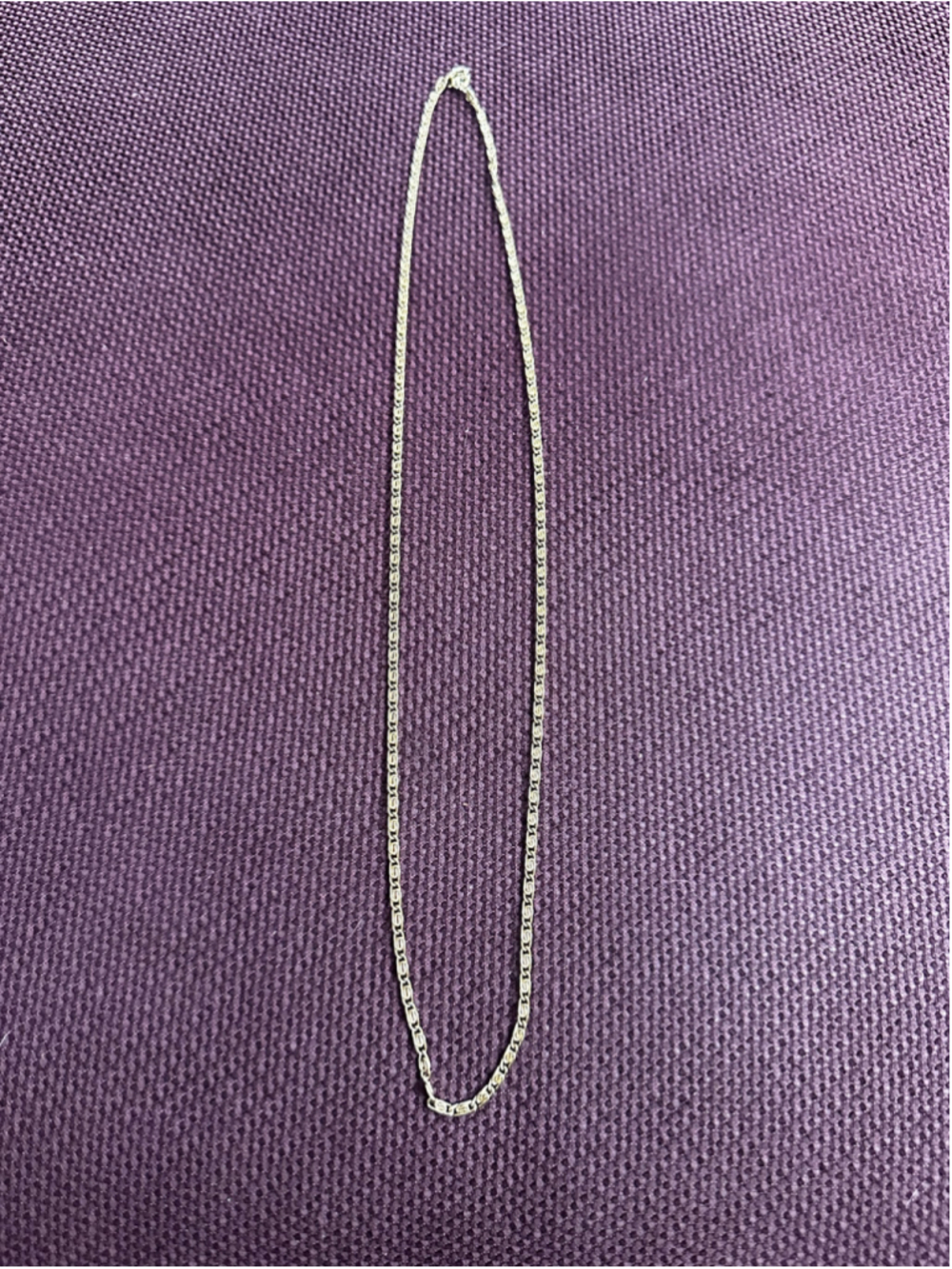 Gold Tone Link Chain Necklace
